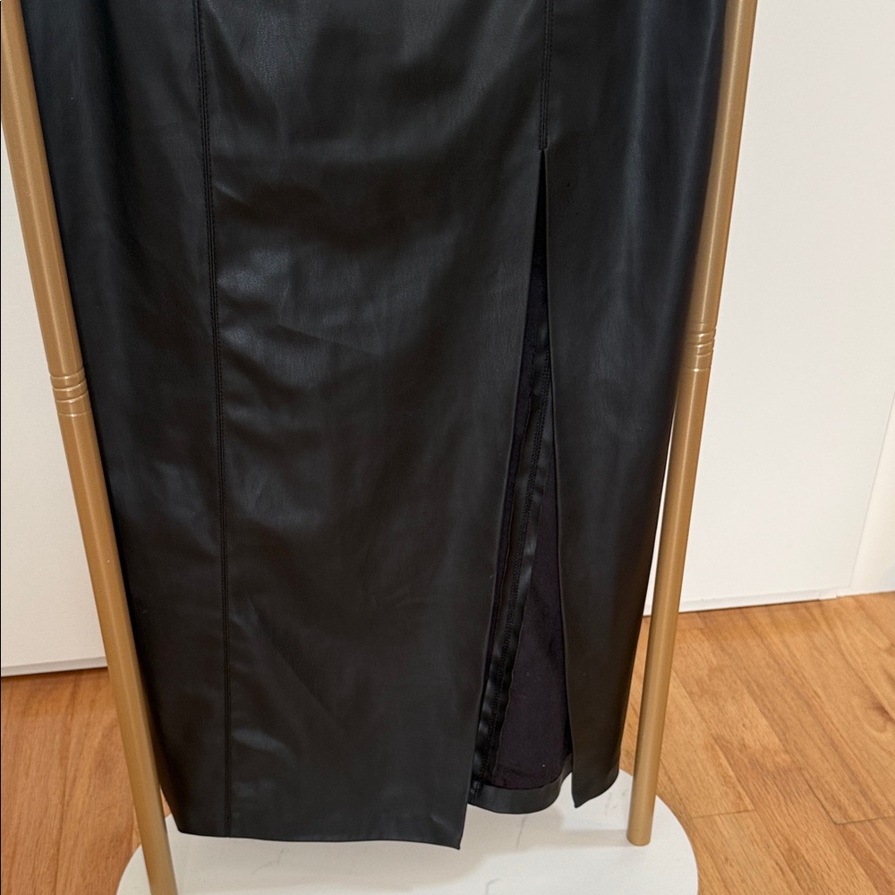 Zara Black leather Dress - Picture 7 of 8